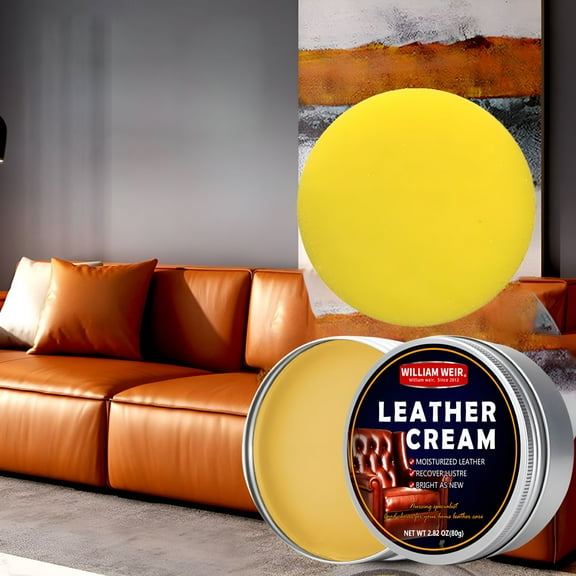 TELOLY Leather Conditioner and Cleaner, All-Natural Leather Oil 3.4OZ/100ML, Waterproof Soften and Care for Leather, Boots, Wallets, Jackets, Saddles and Vinyl