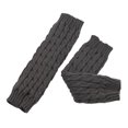 thumbnail image 1 of TELOLY Leg Warmers,Acrylic Yarn and Plush Combination Legwarmers,Thick and Warm Effectively Resists Cold Weather White Leg Warmers,Dark Grey, 1 of 4