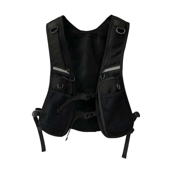 TELOLY Lightweight Hydration Running Vest - Adjustable Straps, Reflective Strips, Breathable Nylon, for Marathon, Hiking, and Cycling