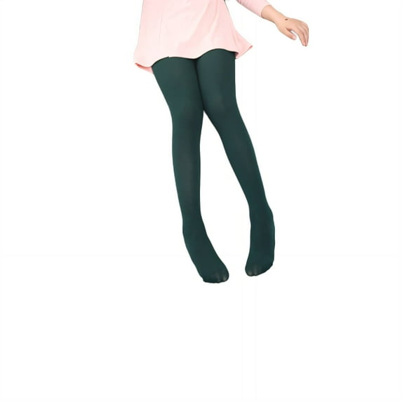 TELOLY Medias Termicas Mujer Invierno,Warm Lining Thermal Tights,Stretchy Fabric Flattering Silhouette Lined Tights,Dark Green,3XL