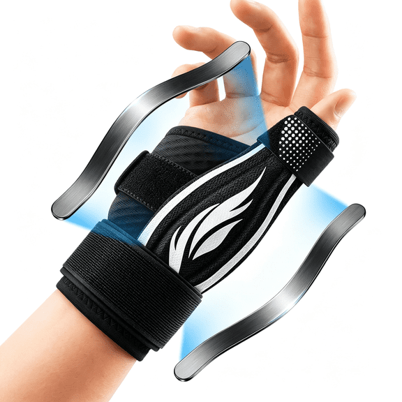 TELOLY Medical-Grade Thumb Support Brace Breathable Thumb Spica Splint Stabilizer for Trigger Finger,De QuervainS Tenosynovitis,Arthritis,Sprains,Day and Night Pain Relief