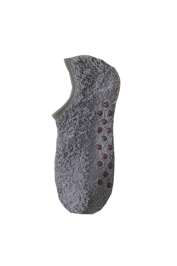 Men'S 3-Pack Fuzzy Grip Socks Low Cut Non-Slip Indoor Slipper Lounge Fit Slipper Socks for Men - Multicolored-3