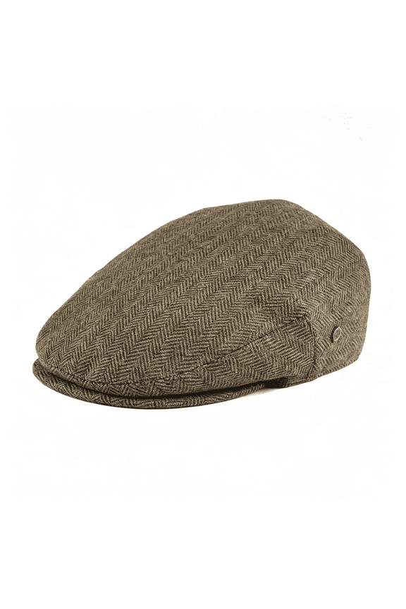 Men'S Herringbone Flat Ivy Newsboy Hat Wool Blend Gatsby Cabbie Cap Mens Caps