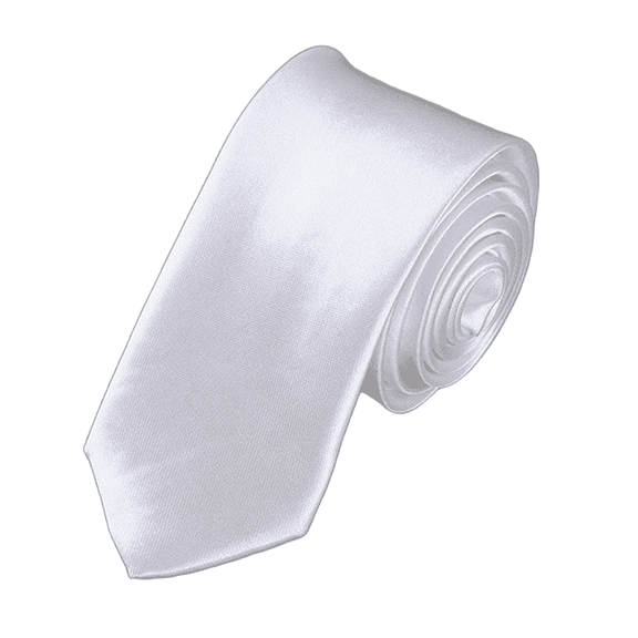 TELOLY Men'S Ties Artisan-Crafted Jacquard Design Necktie Korean Style Corbatas Para Hombres Elegantes White