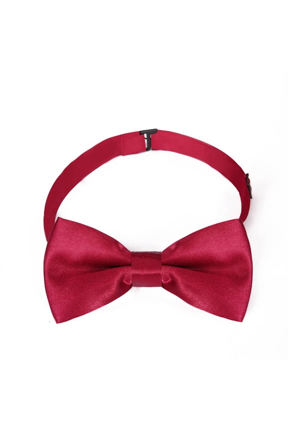 Men'S Ties Charming Design Red Tie for Kids Only Ties Wine Red