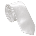 thumbnail image 1 of TELOLY Men'S Ties Comfortable Korean Style Necktie Simple Color Design Corbatas Para Hombres Elegantes White, 1 of 2