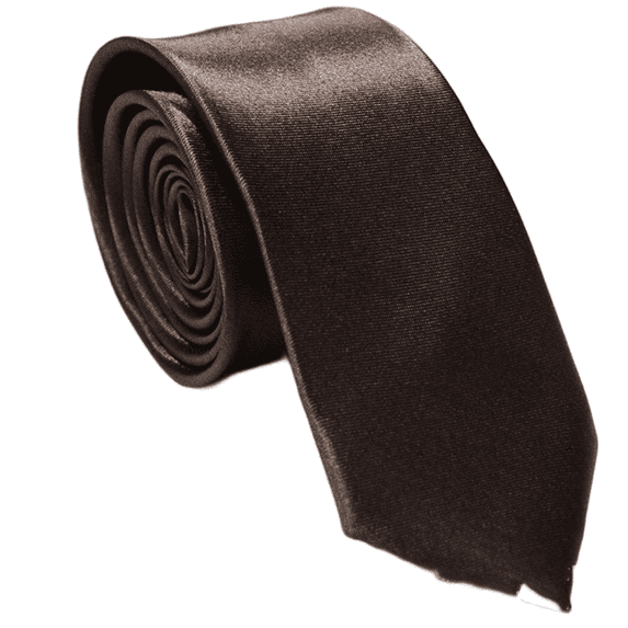 TELOLY Men'S Ties Korean Chic Casual Necktie One-Color Design Corbatas Para Hombres Elegantes Coffee Is Vibrant