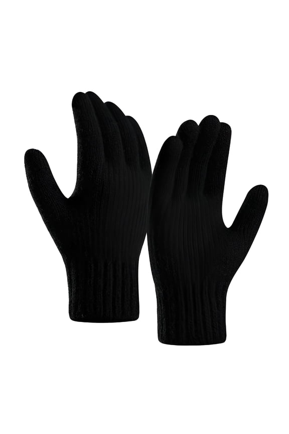 1 Pair Men's Alpaca Wool Cold Knitted Touchscreen Gloves Weather Snow Winter Riding Gloves Winter Gloves Men Driving Gloves Men