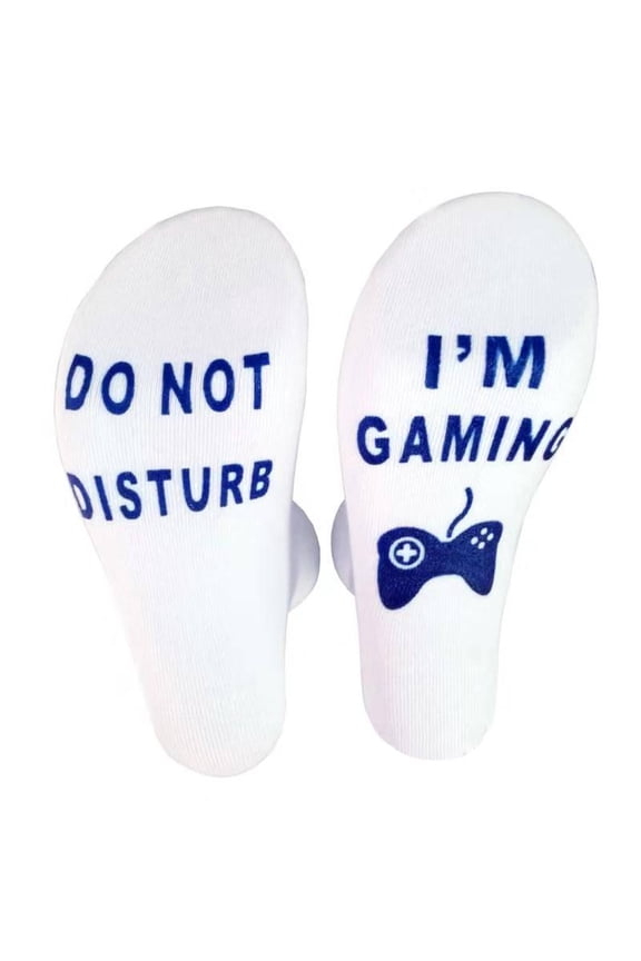 Mens Funny Socks,Gaming Socks Funny Gifts for Men,Do Not Disturb Funny Socks for Women,Style1
