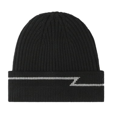 TELOLY Mens Hats,Fleece-Lined and Thickened Beanies Hats Men,Head Girth Bucket Hats for Men,Black