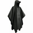 thumbnail image 1 of TELOLY Mens Raincoat with Hood Yellow Hooded Rain Poncho with Pocket for Men Women Adult Lightweight Unisex Raincoat Hiking Camping, 1 of 6