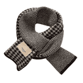 thumbnail image 1 of TELOLY Mens Scarf,Winter Outfits Chunky Scarf,High-Quality Yarn Men Scarf,Black, 1 of 2