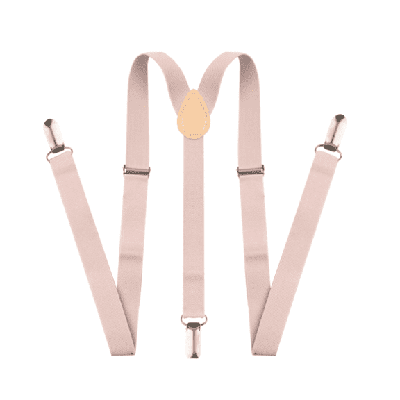 TELOLY Mens Suspenders Adjustable Design Suspenders for Men Easy to Store Environmentally Friendly Materials Men'S Suspenders,Beige