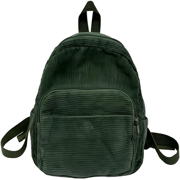 TELOLY Mini Backpack Purse for Women Small Corduroy Backpack Lightweight Casual Daypack Aesthetic Backpack Purse