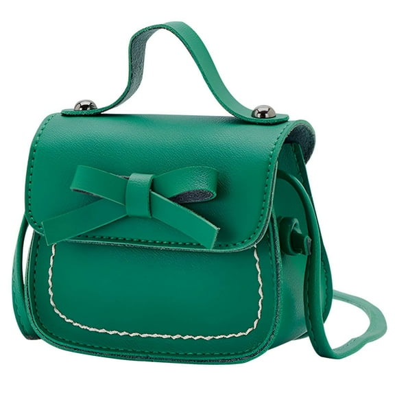 TELOLY Mini Purse,Lightweight Mini Bag Crossbody Bags,Practical Carry Option Toddler Purse,Green