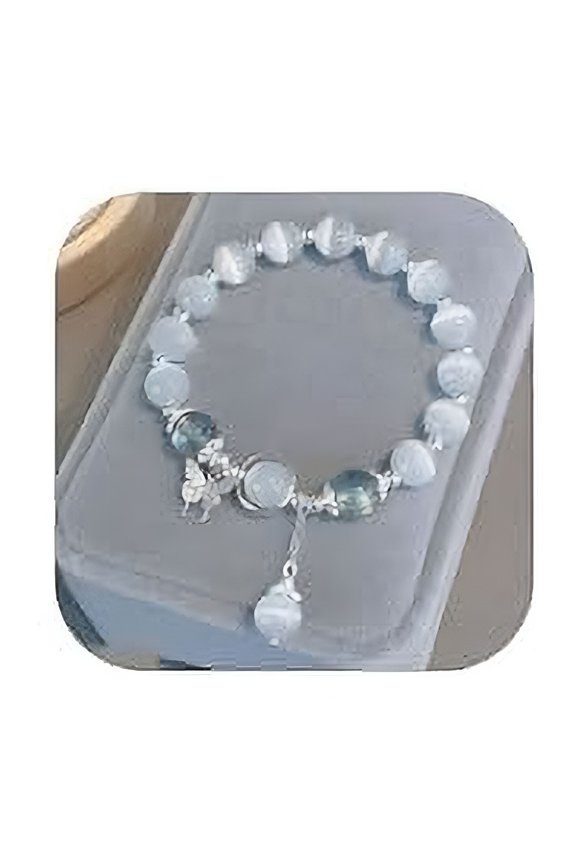Moonstone Bracelet for Women Genuine Moonstone Bracelet Healing Gemstone Bracelet Moonstone Crystal Bracelet Butterfly Bracelet Trendy Summer Jewelry Gifts for Girls