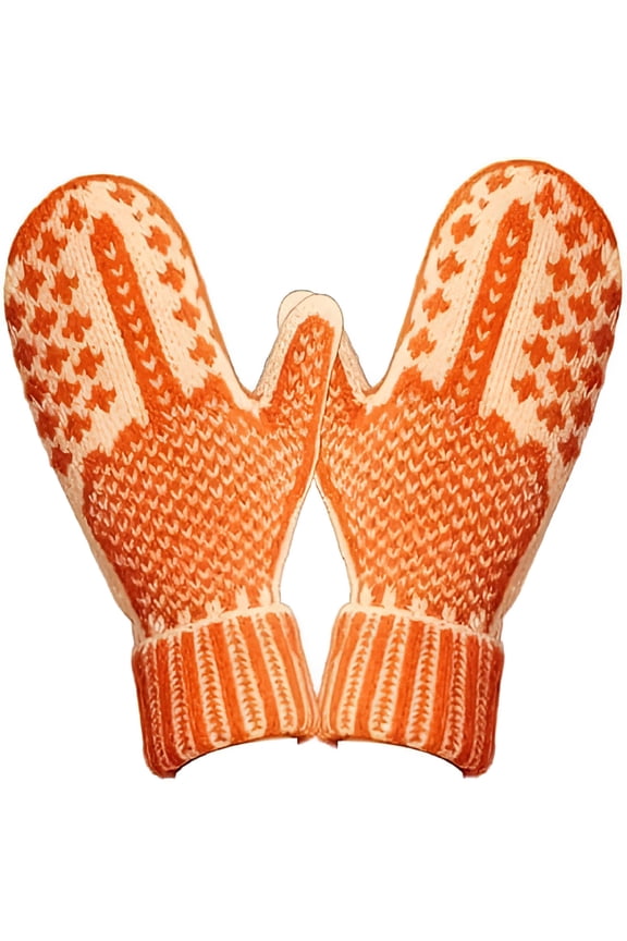 Naughty Mittens With Attitude,Cozy Knit with a Hidden Attitude,Funny Cold Weather Soft Warm Gloves,New Hand Knitted Cozy Winter Gloves (1 Pair)