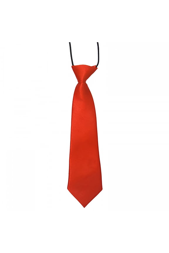 Necktie Breathable Elastic Solid Color Boy Stain Necktie for Wedding