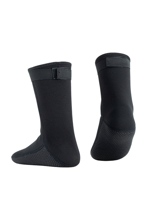 Neoprene Socks,Super Warmth Waterproof Socks for Men,Cold Protection Wetsuit Socks,Black-1