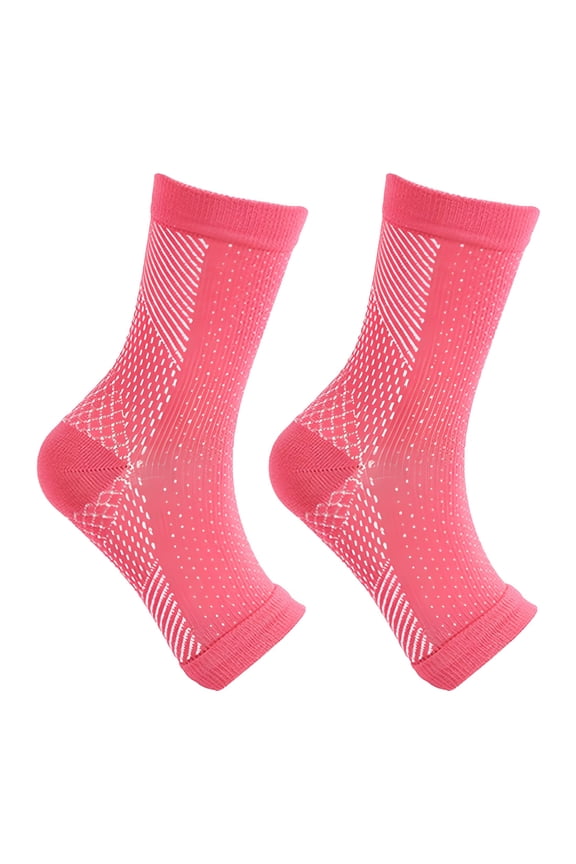 Neuropathy Socks for Women, Toeless Compression Ankle Socks Open Toe Compression Socks, Ankle Sleeves Socks Foot Compression Sleeves for Running