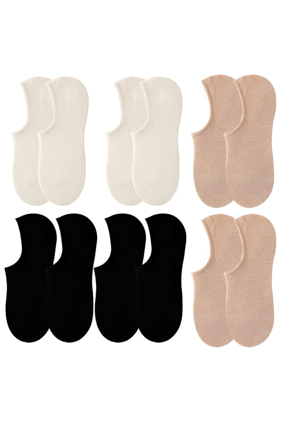 No Show Socks Womens Thin Ankle Low Cut Cotton Footies for Flats Slip On Sneakers Loafer