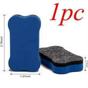 TELOLY OBOSOE Magnetic Dry Erasers for Dry Erase Pens and Markers. Ideal for Kids, Home, School and Office (Blue, 1 Pack Small)