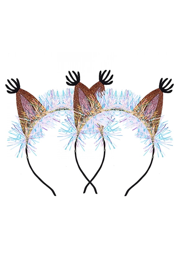 Orange Squirrel Ear Headband for Kids Chipmunk Ears-2Pcs