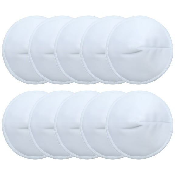 TELOLY Organic Washable Breast Pads 10 Pack | Reusable Nursing Pads for Breastfeeding