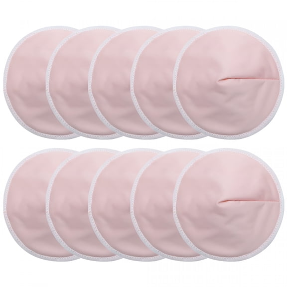 TELOLY Organic Washable Breast Pads 10 Pack | Reusable Nursing Pads for Breastfeeding