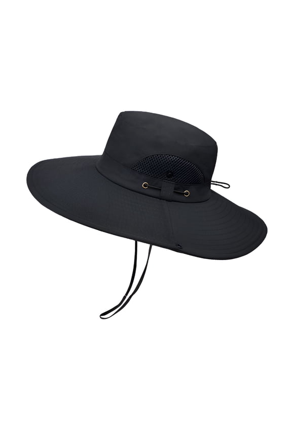 Oversize & Wide Brim Sun Hats for Men Upf 50+ & Waterproof Fishing Hat Boonie Bucket for Hiking Safari Beach Garden