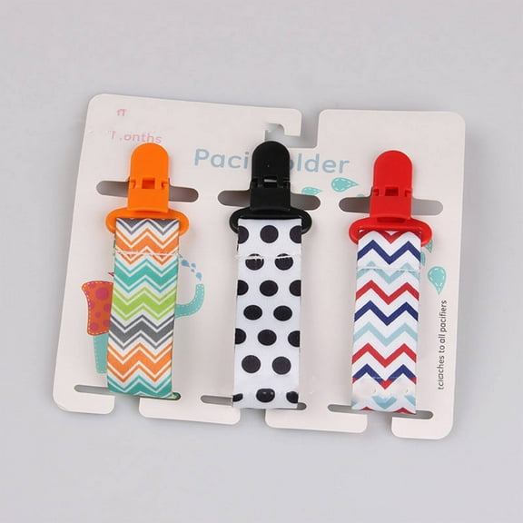 TELOLY Pacifier Clip Non-Toxic Safe Ingredients Pacifier Holder High Temperature Resistance Suitable for Babies Pacifier Clip,Set2