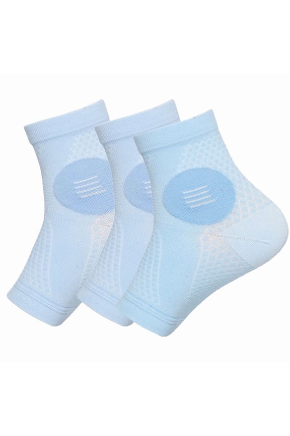 Pair Neuropathy Socks Toeless Compression Socks Breathable Comfortable Ankle Socks Relief Athletic Socks For Arch & Heel