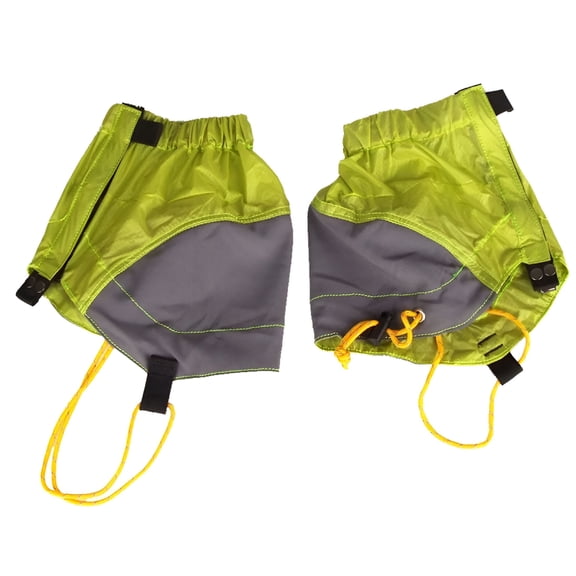 TELOLY Pair of Outdoor Waterproof Ankle Walking Gaiters Hiking (Green)
