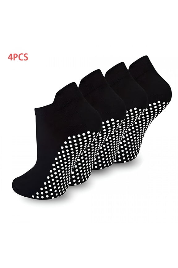 Pairs Non Slip Grip Socks Yoga Pilates Hospital Socks Sticky Grippers for Men Women