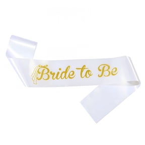 BESTSKY Party Bride Sash with Letter Print for Bachelorette Engagement