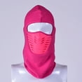 thumbnail image 1 of TELOLY Pasamontanas Para El Frio Suitable For Outdoor Activities Ski Masks Soft & Elastic Face Mask For Cold Weather Rose Red, 1 of 2