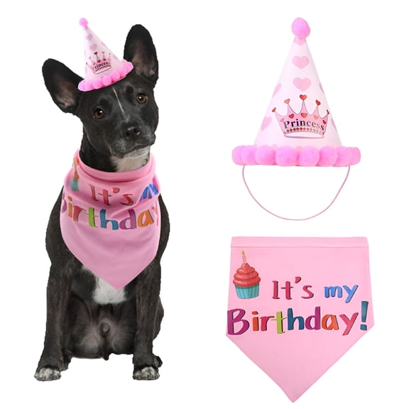TELOLY Pet Cat Dog Birthday Headwear Caps Hat Party Headwear Pet Accessory