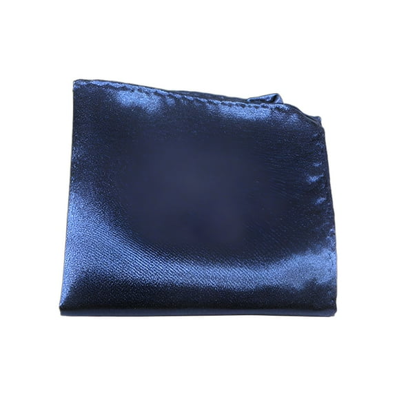 TELOLY Pocket Squares for Men,Retro Pocket Squares for Men,No Pilling Polyester Handkerchiefs,Navy