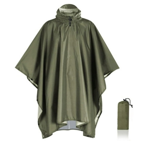 TELOLY Poncho,Waterproof Drawstring Hood Flat Ponchos Adult,Womens Rain Jacket With Hood,Multifunctional Design Mens Rain Jacket,Suitable for Outdoor Scenarios,Serving as a Raincoat