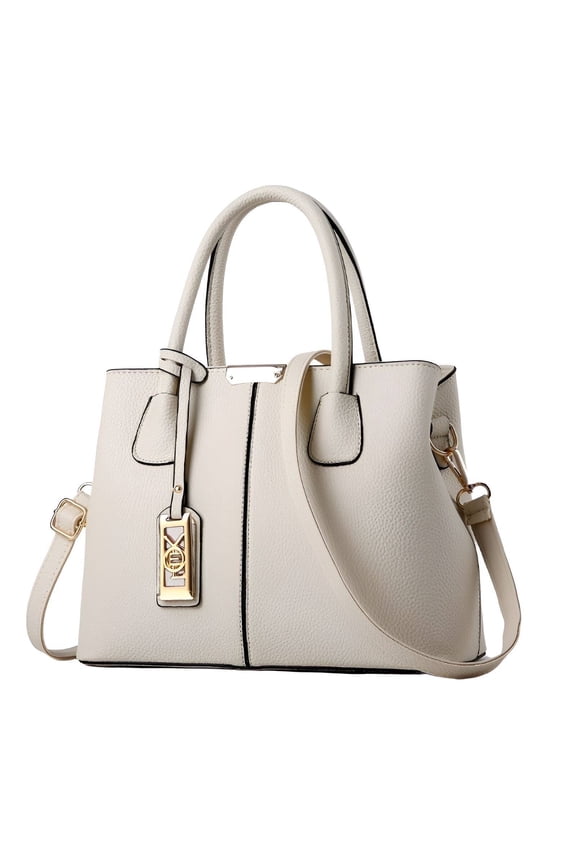 Puffer Tote Bag,Elegant Puffer Tote Bag for Women,Simple Puffer Bag,White,29*13*35cm