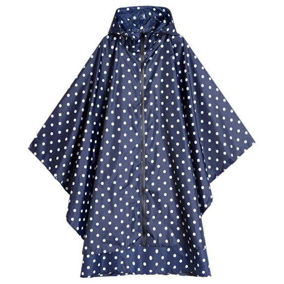 TELOLY Rain Coats for Women,High Neck Rain Gear,Waterproof Rain Jacket Women