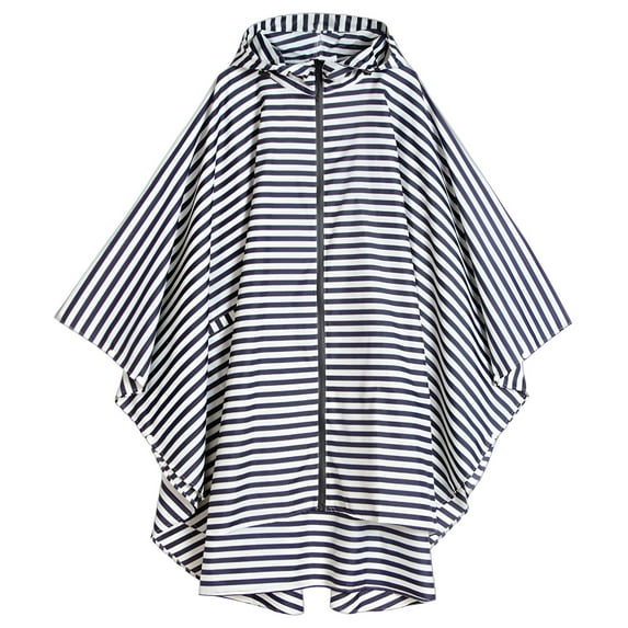 TELOLY Rain Coats for Women,Chin-High Collar Rain Jackets for Women,Waterproof Jacket