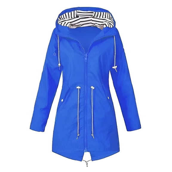TELOLY Rain Jacket Women,Tight Waterproof Structure Raincoat for Women,Powerful Protection Womens Rain Jacket,Style3