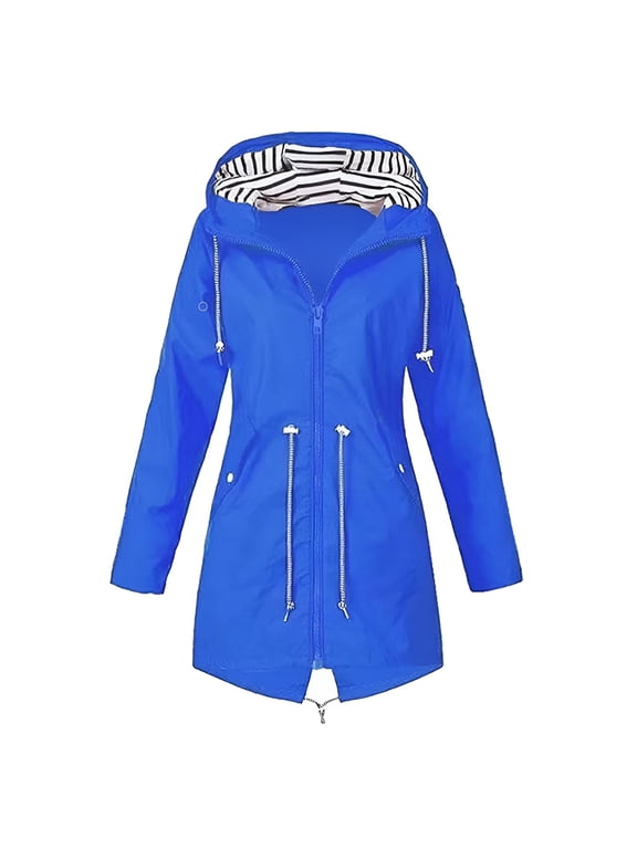 Rain Jacket Women,Tight Waterproof Structure Raincoat for Women,Powerful Protection Womens Rain Jacket,Style3