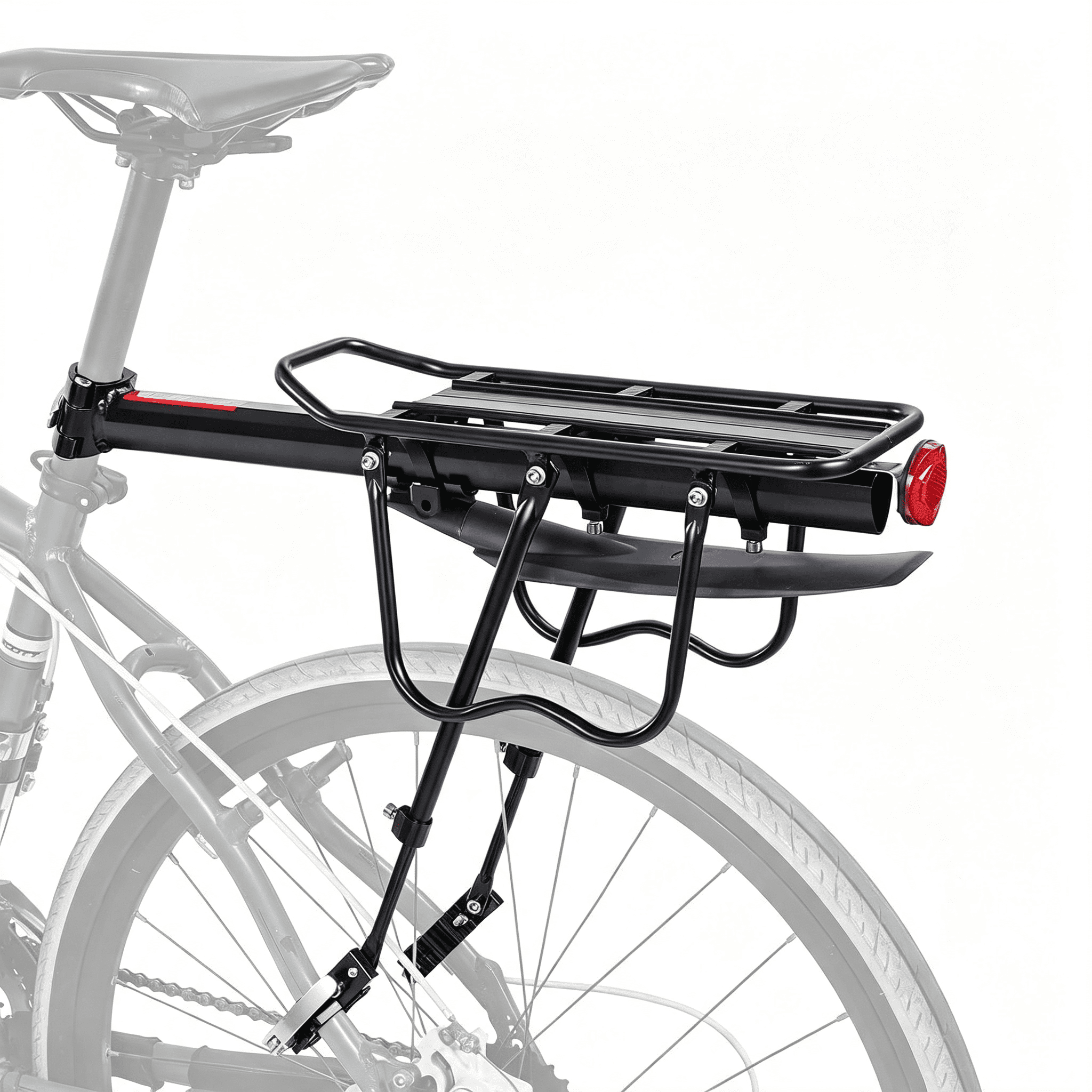Mtb Rear Rack TELOLY Rear Bike Rack,Bike Cargo Racks Frame for 26