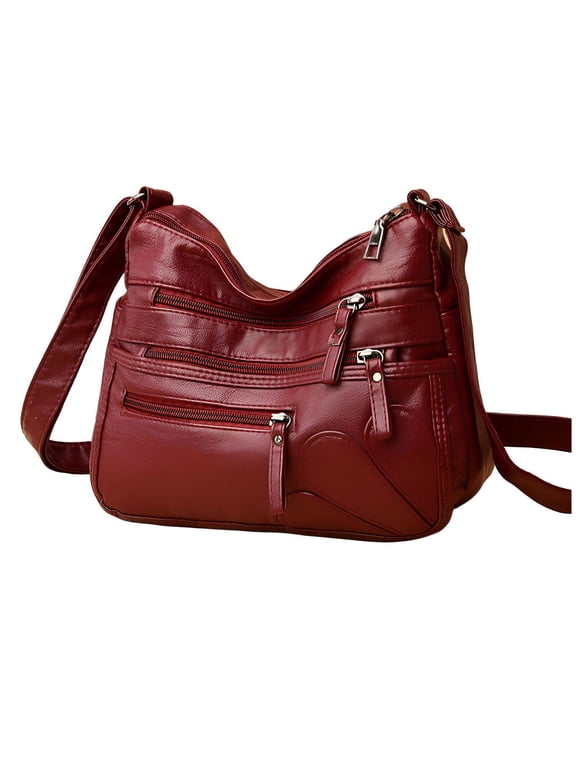 Red Purse,Spring Fashion Red Purses for Women,Quilted Design Shoulder Bags,Red