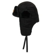 TELOLY Russian Hat Strong Insulation Ushanka Hat Adjustable Ear Covers Ushanka Style