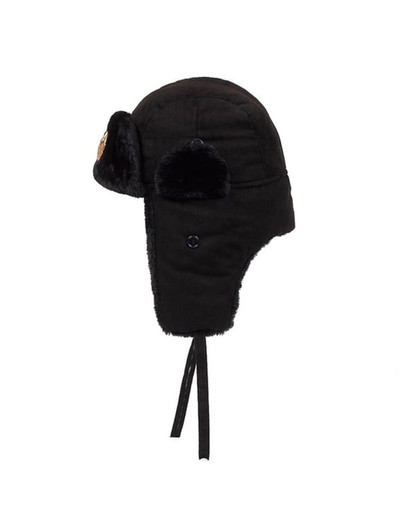 Russian Hat Strong Insulation Ushanka Hat Adjustable Ear Covers Ushanka Style