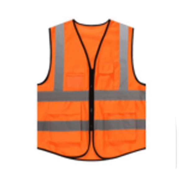 TELOLY Safety Vest,High Brightness Reflection Chalecos Reflectantes De Seguridad,Breathable And Wear-Resistant Reflective Vest orange