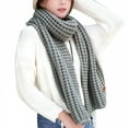 thumbnail image 1 of TELOLY Scarf for Women Winter One Size Winter Multi Colored Knit Feel Pashmina Shawls Wraps Elasticity Light Warm Scarves Men Long Thick Scarves Knit Couples Winter Scarf, 1 of 7